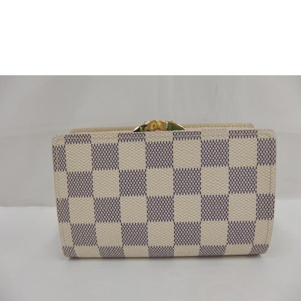 49484 2 Louis Vuitton Portefeuil Viennois Wallet Damier Azur