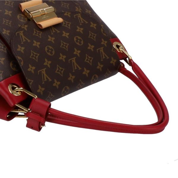 49498 4 Louis Vuitton Olympe Tote Bag Monogram Rouge