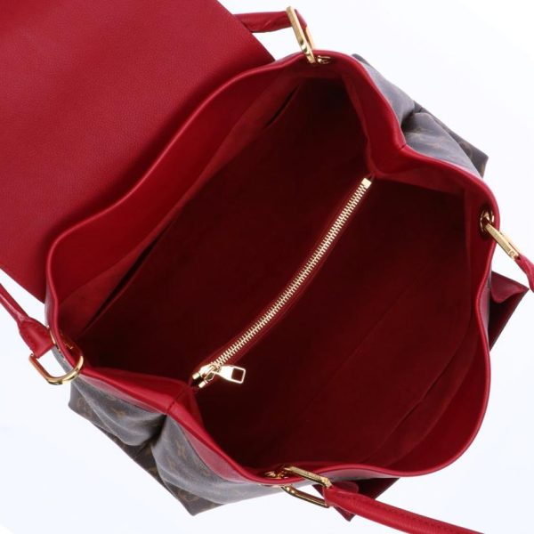 49498 5 Louis Vuitton Olympe Tote Bag Monogram Rouge