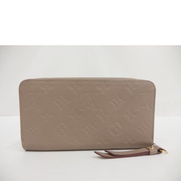 49590 2 Louis Vuitton Zippy Empreinte Wallet Brown