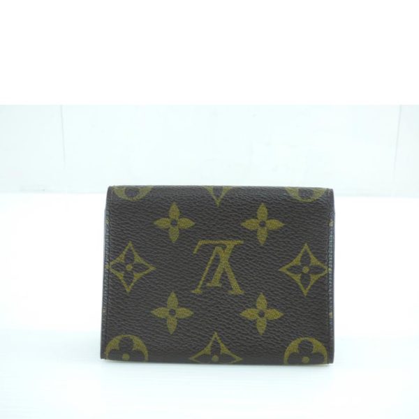 49608 2 Louis Vuitton Anvelope Carte de Visite Monogram Wallet Brown