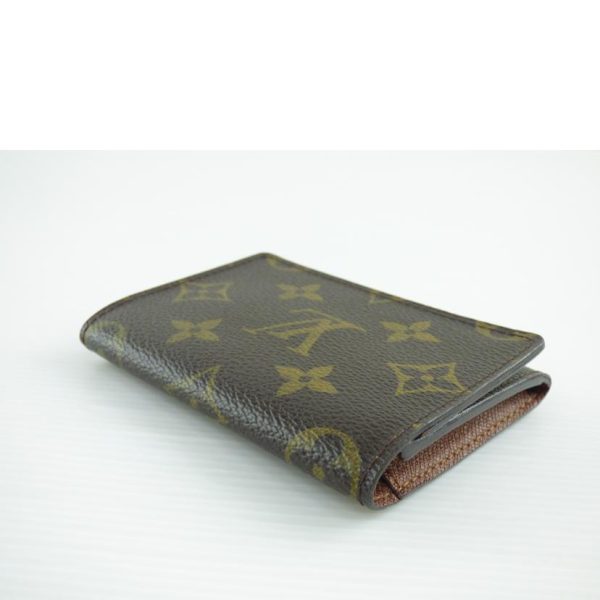 49608 3 Louis Vuitton Anvelope Carte de Visite Monogram Wallet Brown