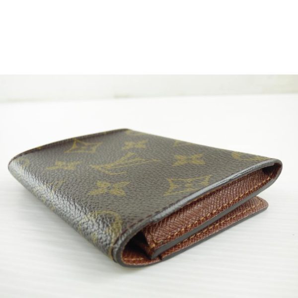 49608 6 Louis Vuitton Anvelope Carte de Visite Monogram Wallet Brown