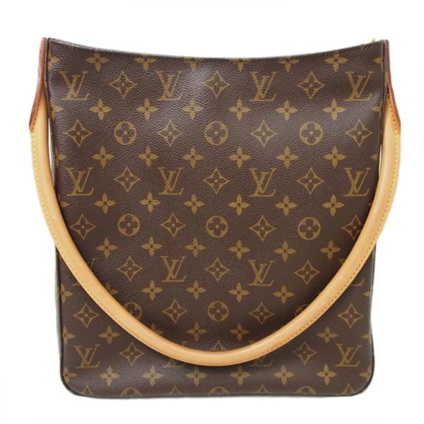 49619 1 Louis Vuitton Looping GM Bag Monogram Brown