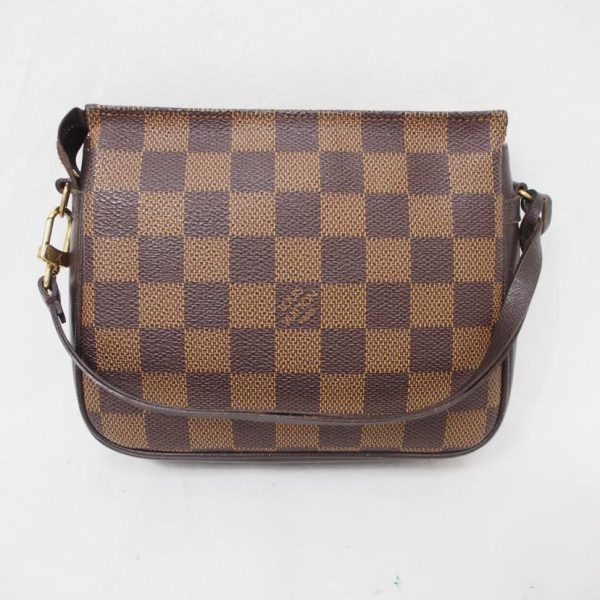 49626 2 Louis Vuitton Truth Makeup Bag Damier Ebene Brown