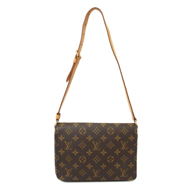 49633 1 Louis Vuitton Musette Tango Bag Monogram Brown