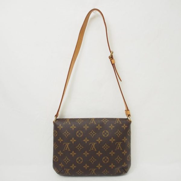 49633 2 Louis Vuitton Musette Tango Bag Monogram Brown