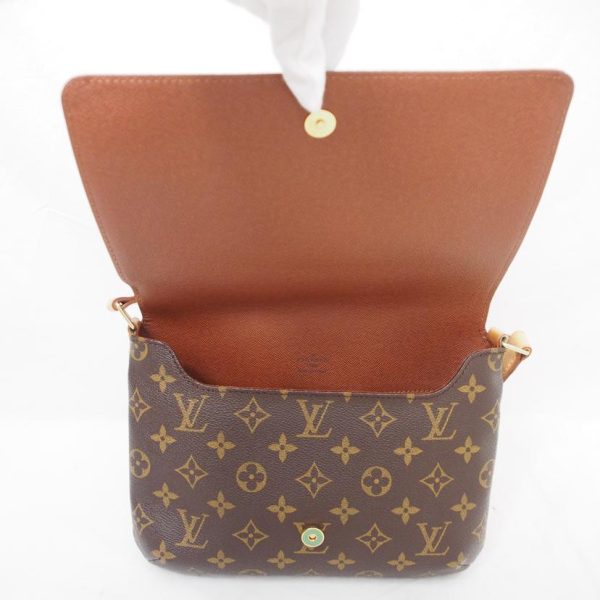 49633 6 Louis Vuitton Musette Tango Bag Monogram Brown