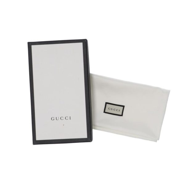 49705 6 Gucci PVC Leather Zip Long Wallet Beige