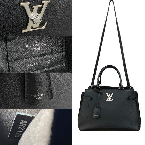 497a243339712 3 Louis Vuitton Rock Me Day Grain Leather 2way Handbag Black