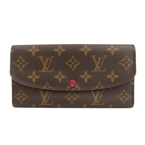 49814 1 Louis Vuitton Portefeuille Emily Wallet Fuchsia