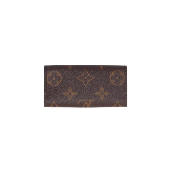 49846 2 Louis Vuitton Multicle 4 Key Holder Brown