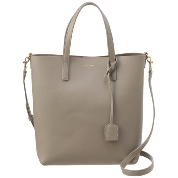 498612csv0j1722 Saint Laurent Paris Bag Shoulder Shopping Toy Gray Beige