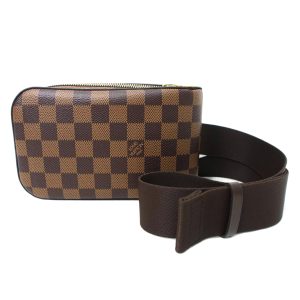 49905 1 Louis Vuitton Damier Neverfull PM Tote Bag Brown Gold Hardware