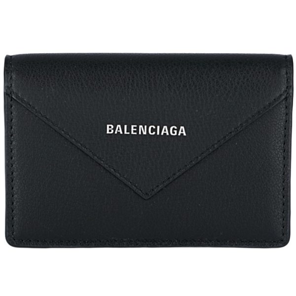 499201dlq0n1000 1 Balenciaga Papier Card Case Black