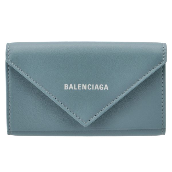 49920418d3n4791 1 Balenciaga Papier Key Case Blue