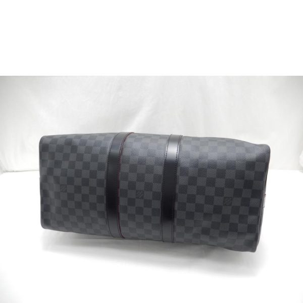 49922 3 Louis Vuitton Keepall Bandouliere 45 Bag Damier Graphite