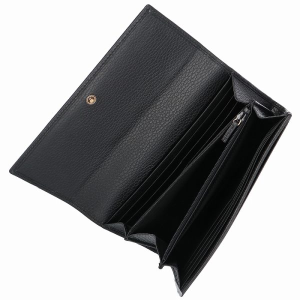 499359caogt1081 4 GUCCI Butterfly Bifold Wallet Black