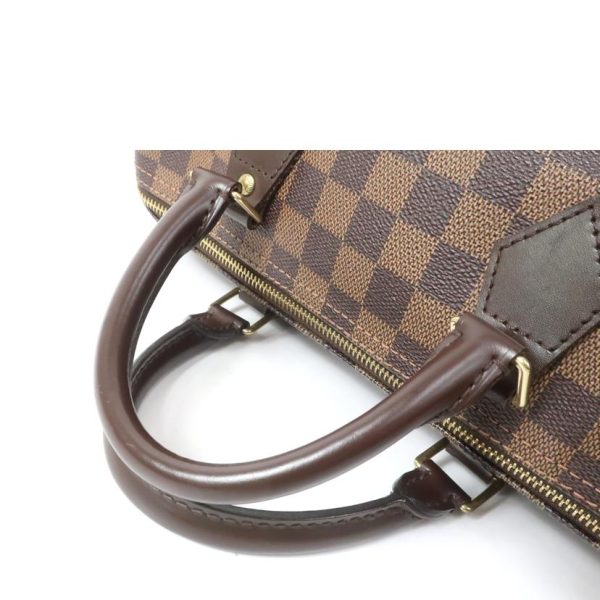 49998 2 Louis Vuitton Speedy 30 Damier Handbag Brown