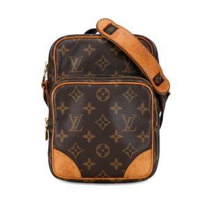 4akiu5e48tlbik4c 1 Louis Vuitton Blois Monogram Shoulder Bag Brown