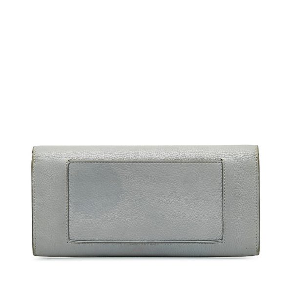 4eklgsdkgigxzrao 3 Celine Large Flap Multi Function Long Wallet Gray