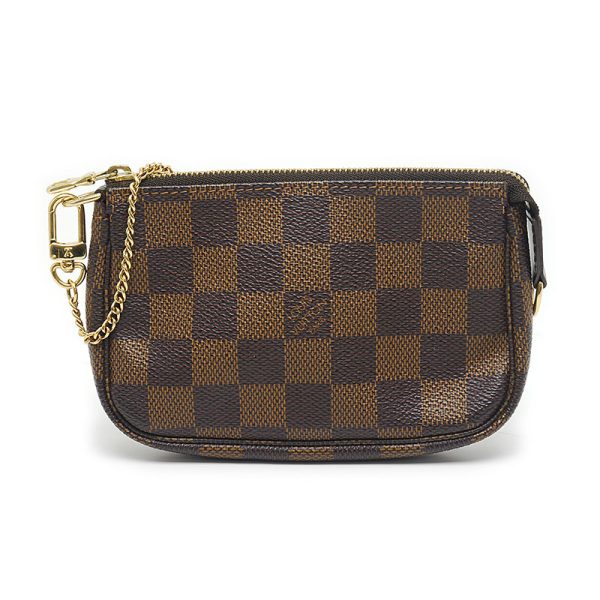 4sh1065 1 Louis Vuitton LV Mini Pochette Accessoire N58009 Brown