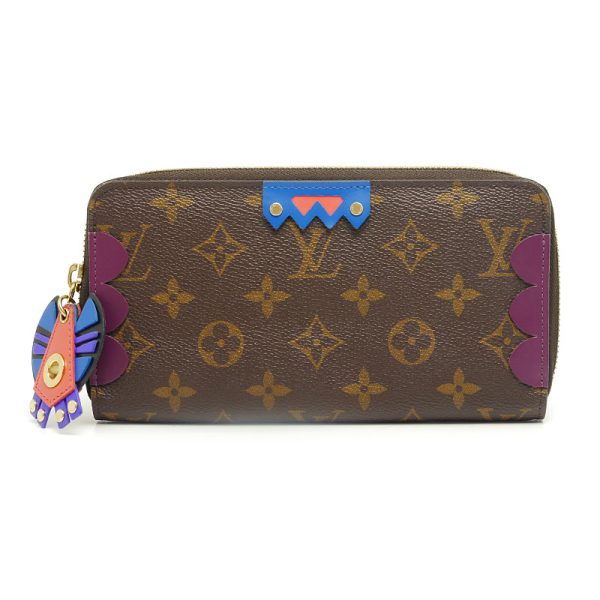 4sh1359 1 Louis Vuitton Zippy Wallet M61349 Monogram Totem Zipper Wallet