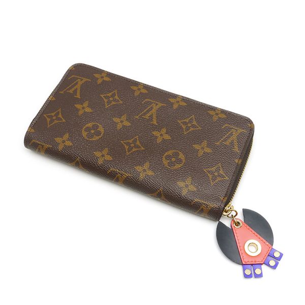 4sh1359 2 Louis Vuitton Zippy Wallet M61349 Monogram Totem Zipper Wallet