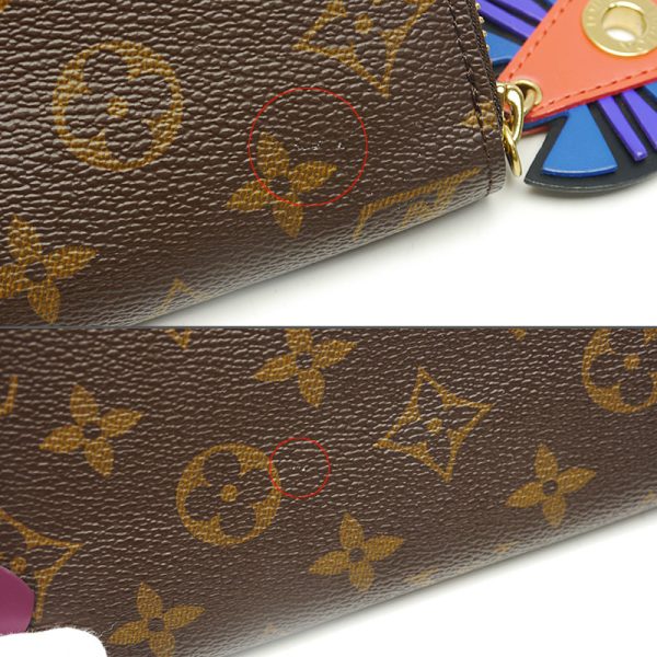 4sh1359 3 Louis Vuitton Zippy Wallet M61349 Monogram Totem Zipper Wallet