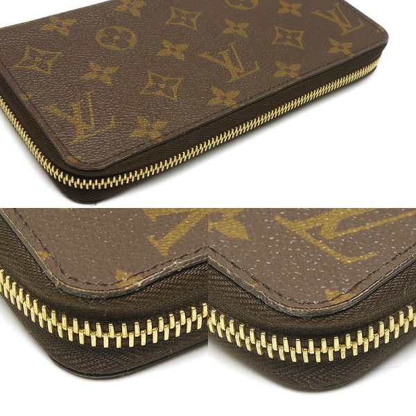 4sh1692 3 Louis Vuitton LV Zippy Wallet M41896 Monogram Long Wallet