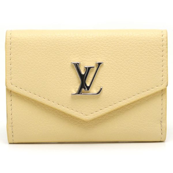 4sh1757 1 Louis Vuitton Portefeuille Lock Mini M68483 Yellow Mini Wallet