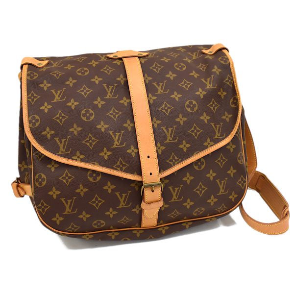 5000001884116840 1 Louis Vuitton Saumur 35 Shoulder Bag M42254 Monogram Brown