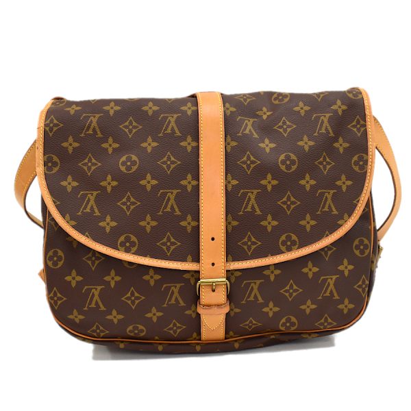 5000001884116840 3 Louis Vuitton Saumur 35 Shoulder Bag M42254 Monogram Brown