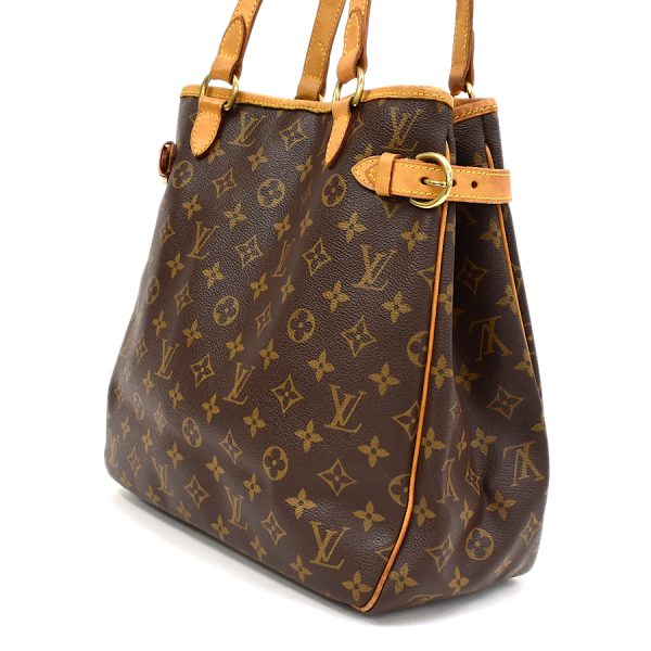 5000001884117119 2 LOUIS VUITTON Batignolles Shoulder Bag Monogram Brown