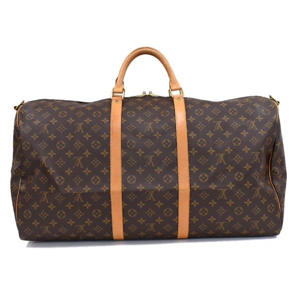 5000001884118527 3 Louis Vuitton Keepall Bandouliere 60 Boston Bag Brown