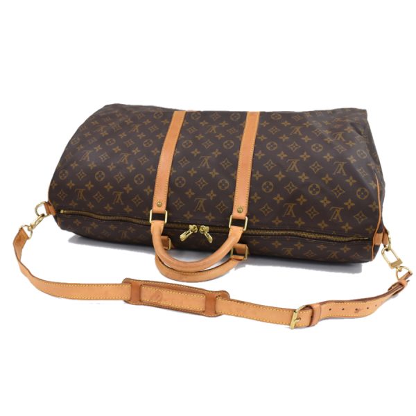 5000001884118527 7 Louis Vuitton Keepall Bandouliere 60 Boston Bag Brown