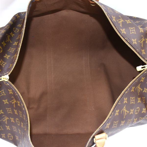 5000001884118527 8 Louis Vuitton Keepall Bandouliere 60 Boston Bag Brown