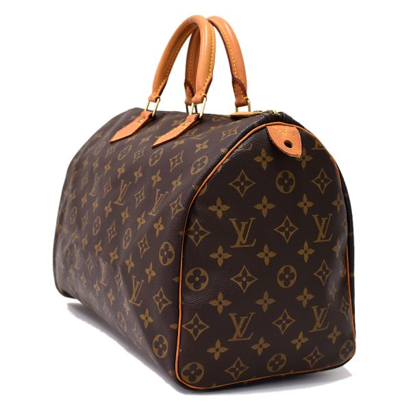 5000001884119003 2 Louis Vuitton Speedy 35 Handbag Monogram Brown