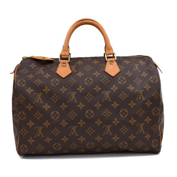 5000001884119003 3 Louis Vuitton Speedy 35 Handbag Monogram Brown