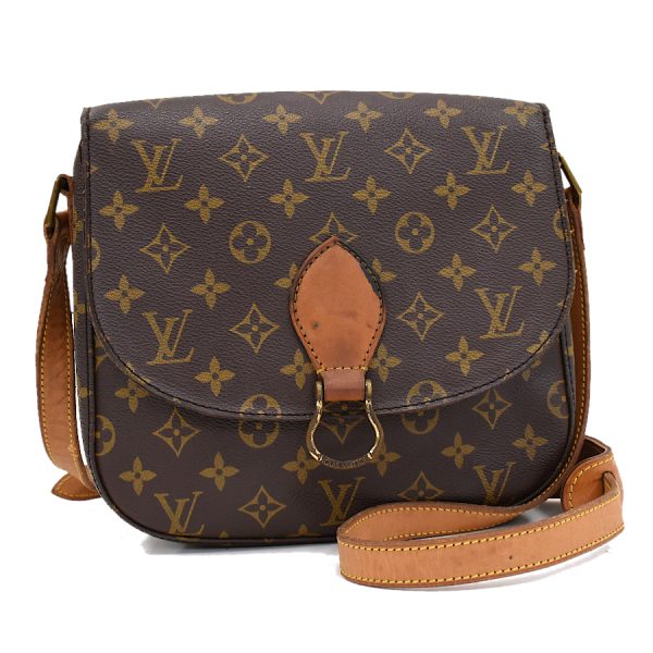 5000001884119026 1 LOUIS VUITTON Saint Cloud GM Shoulder Bag M51242 Monogram Brown