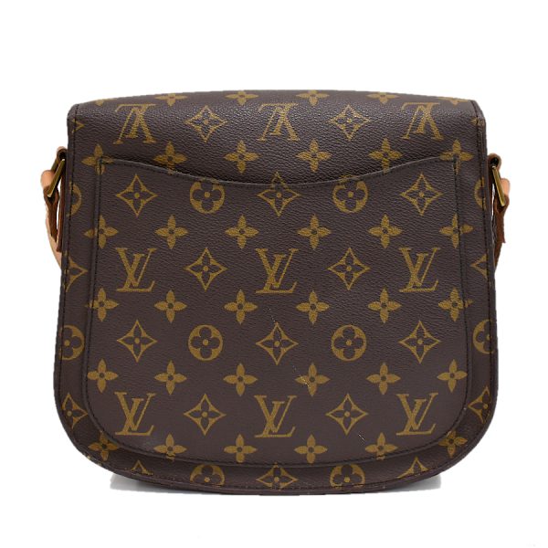 5000001884119026 3 LOUIS VUITTON Saint Cloud GM Shoulder Bag M51242 Monogram Brown