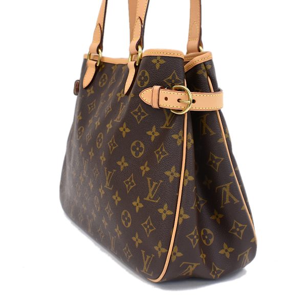 5000001884119694 2 LOUIS VUITTON Batignolles Tote Shoulder Bag Brown