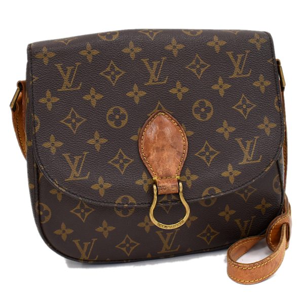 5000001884119995 1 LOUIS VUITTON Saint Cloud GM Shoulder Bag M51242 Brown