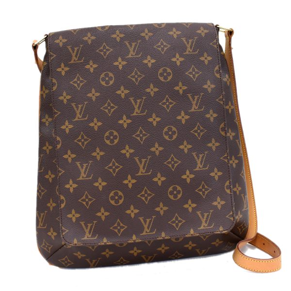 5000001884120070 1 Louis Vuitton Shoulder Bag Musette M51256 Monogram Brown