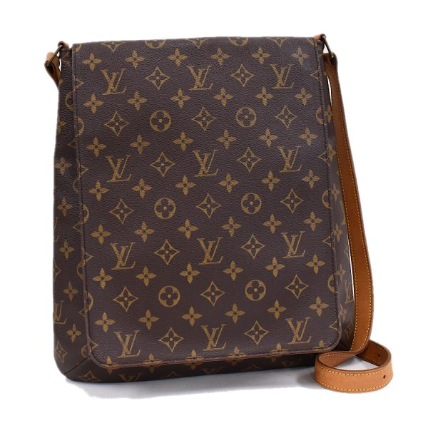 5000001884120151 1 Louis Vuitton Shoulder Bag Musette M51256 Monogram Brown