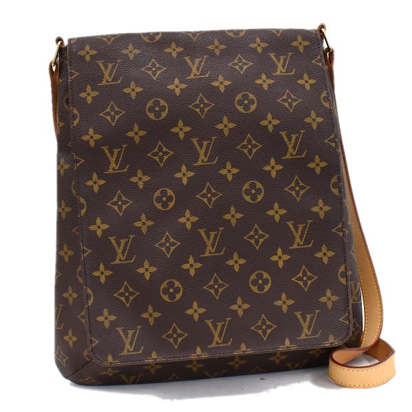 5000001884120698 1 Louis Vuitton Shoulder Bag Musette M51256 Monogram Brown