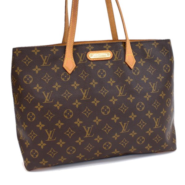 5000001884120772 1 Louis Vuitton Wilshire MM Tote Monogram Brown