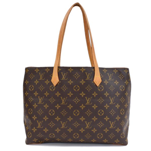 5000001884120772 3 Louis Vuitton Wilshire MM Tote Monogram Brown