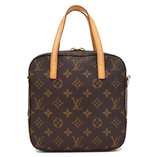 5000001884120980 3 LOUIS VUITTON Spontini 2way Shoulder Bag Monogram Brown