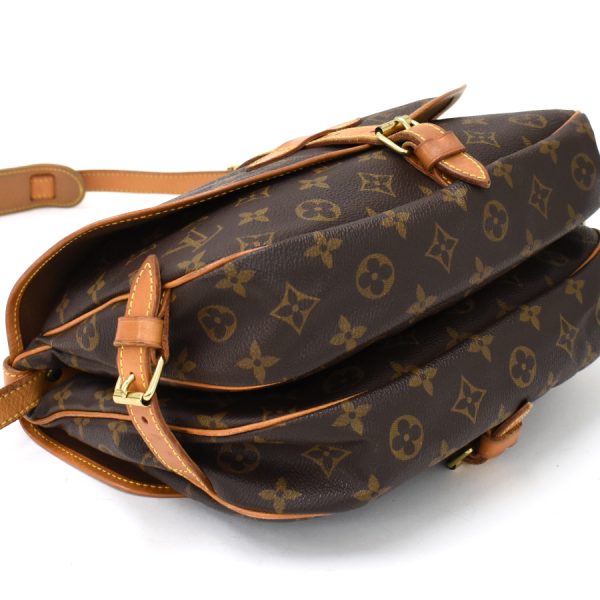 binary comment Louis Vuitton Saumur 30 Shoulder Bag M42256 Brown